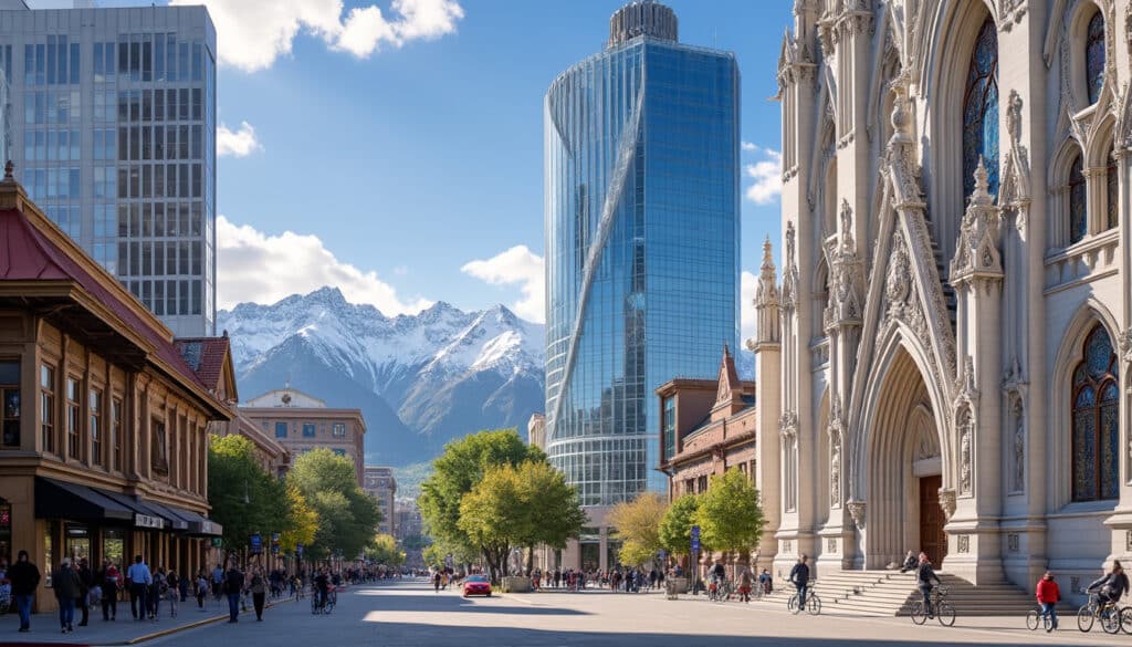 explore the unique architecture and urban features of salt lake city, where modern design meets rich history. discover stunning landmarks, vibrant neighborhoods, and the harmonious blend of nature and city life in utah's capital.