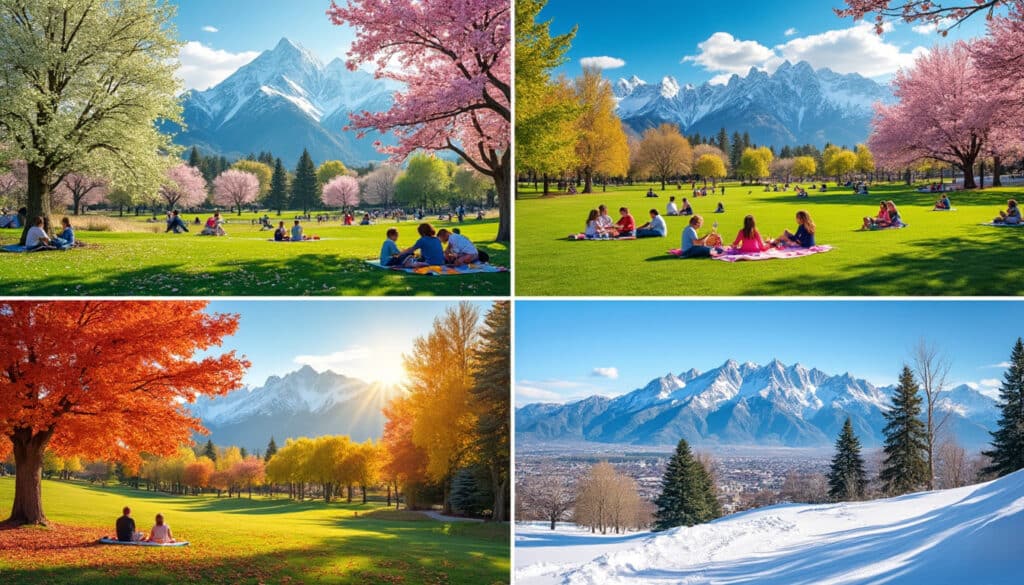 discover the unique charm of salt lake city through its seasons. experience vibrant autumn leaves, snowy winter vistas, blooming spring gardens, and sunny summer activities that make this city a year-round destination for outdoor enthusiasts and culture lovers alike.