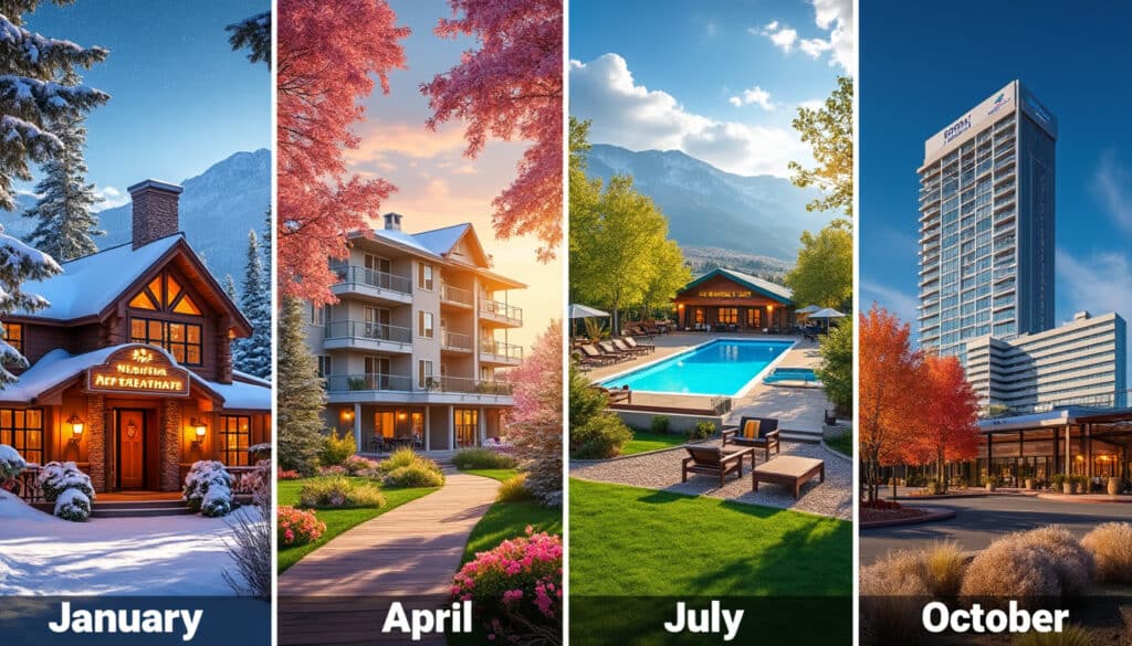discover the best places to stay in salt lake city throughout the year. from cozy winter getaways to vibrant summer retreats, find the perfect accommodations tailored to each month's unique attractions and activities.